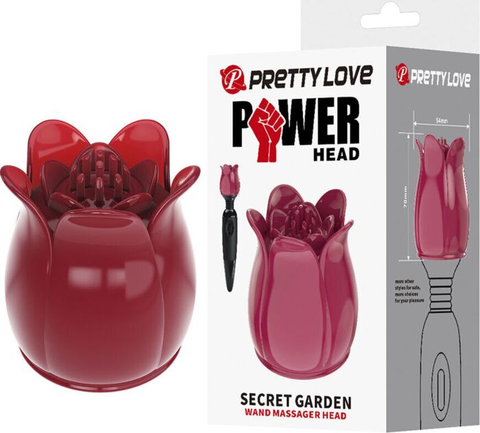 Massager PRETTY LOVE SECRET GARDEN mit speziellem Kopf Massager PRETTY LOVE SECRET GARDEN mit speziellem Kopf