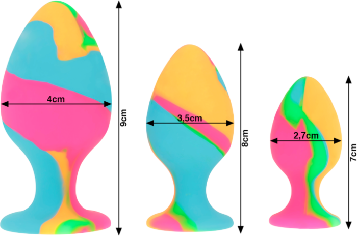 Regenbogen-Bliss Plug Set Regenbogen-Bliss Plug Set