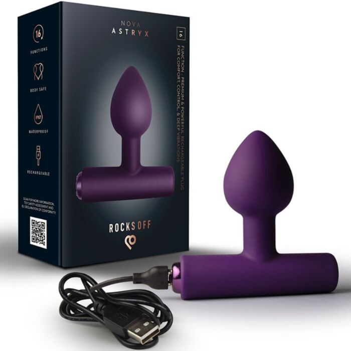 Anal Plug ROCKS-OFF NOVA ASTRYX mit 16 Funktionen Anal Plug ROCKS-OFF NOVA ASTRYX mit 16 Funktionen