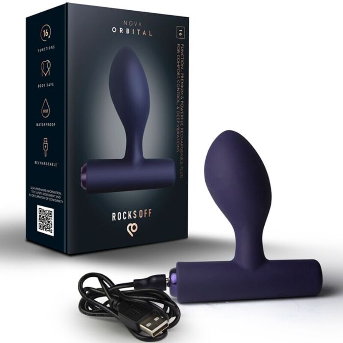 Analplug ROCKS-OFF NOVA ORBITAL mit 16 Funktionen Analplug ROCKS-OFF NOVA ORBITAL mit 16 Funktionen