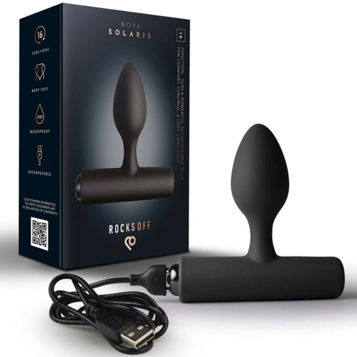 Anal Plug ROCKS-OFF NOVA SOLARIS mit 16 Funktionen Anal Plug ROCKS-OFF NOVA SOLARIS mit 16 Funktionen