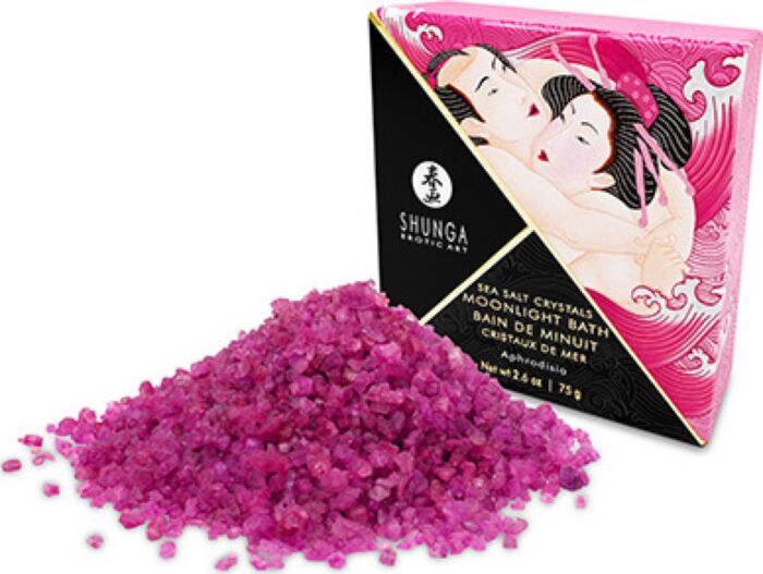 Badesalz SHUNGA Aphrodisia – 75 g Kristall-Badesalz