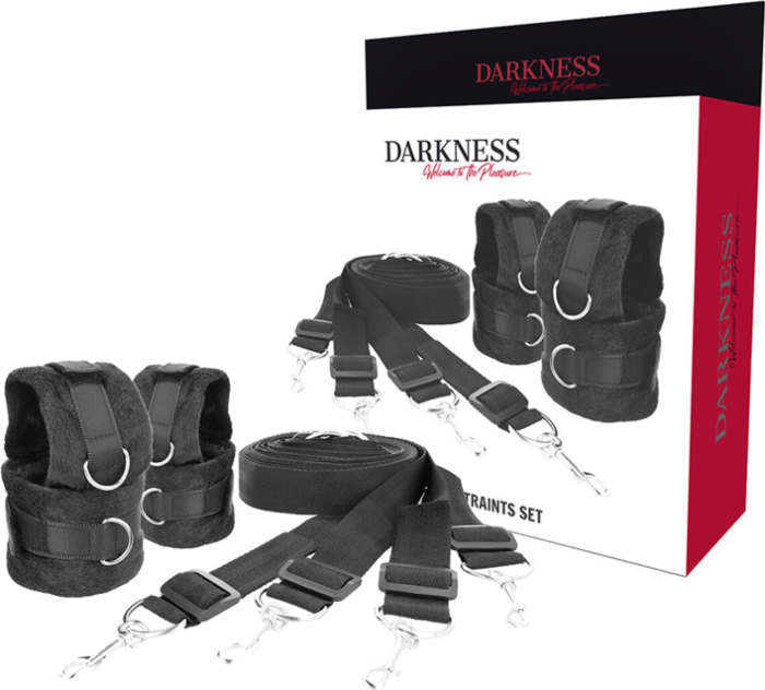 Set von Fesseln DARKNESS – Vielseitiges BDSM Zubehör