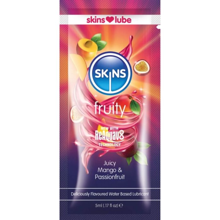 Gleitmittel SKINS Mango & Passionsfrucht 5 ml monodose Gleitmittel SKINS Mango & Passionsfrucht 5 ml monodose