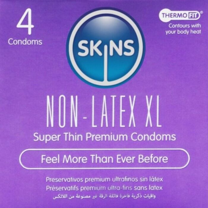 Kondom SKINS - Latexfreie Kondome XXL Kondom SKINS - Latexfreie Kondome XXL