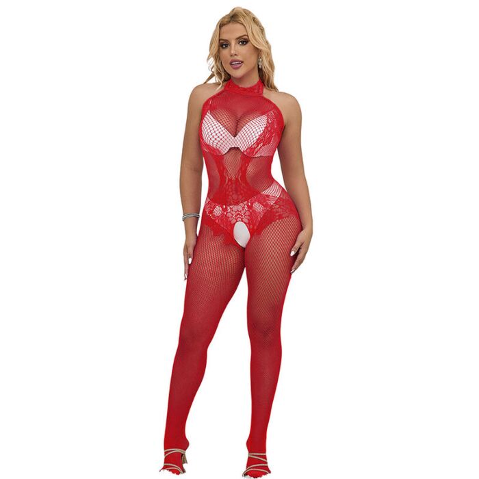 Bodystocking SUBBLIME mit hohem Kragen und Spitze Bodystocking SUBBLIME mit hohem Kragen und Spitze