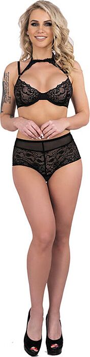 Lingerie Livco Corsetti Sujetador + Panty Schwarz