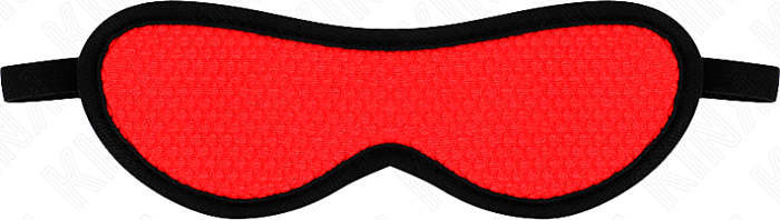 BDSM Maske KINK Masked Allure Rot Textur 20x7 cm BDSM Maske KINK Masked Allure Rot Textur 20x7 cm