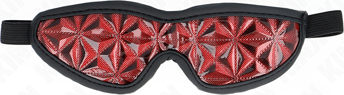 BDSM Maske KINK Rot 20.5x6 cm - Eleganz & Lust BDSM Maske KINK Rot 20.5x6 cm - Eleganz & Lust