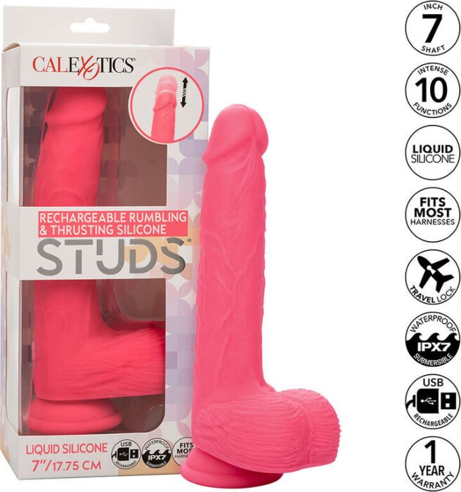 Vibrator Calexotics Studs Rosa 10 Vibrations Vibrator Calexotics Studs Rosa 10 Vibrations