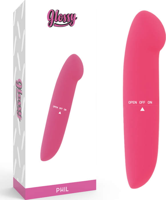 Vibrator GLOSSY PHIL – G-Punkt-Stimulation für unterwegs Vibrator GLOSSY PHIL – G-Punkt-Stimulation für unterwegs