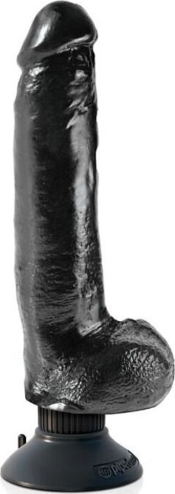 KING COCK Dildo-Vibrator mit formbarem Schaft 23 cm