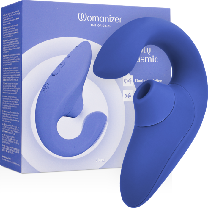 Vibrator Womanizer Blend Rabbit Blau - Doppelte Stimulation