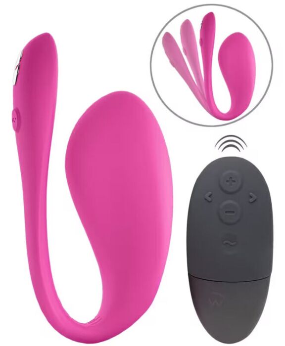 Tragbarer Ei-Vibrator WE-VIBE JIVE 2 in Elektro-Pink