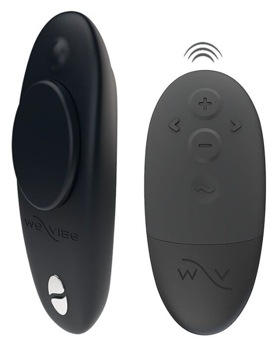 Tragbarer Klitoris-Vibrator WE-VIBE Moxie+ Schwarz