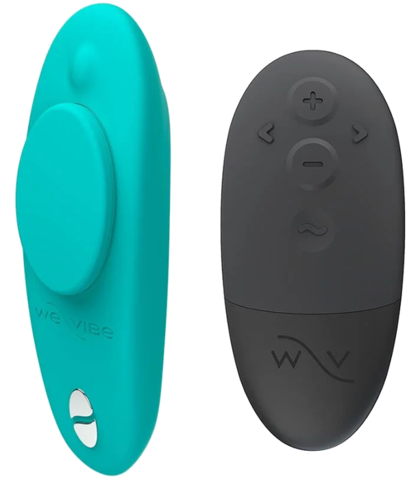 WE-VIBE Moxie+ Slip-Vibrator mit Magnetclip Aqua
