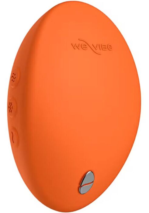 Temperatur-Vibrator WE-VIBE Temp, Mandarine, mit Wärme und Kälte