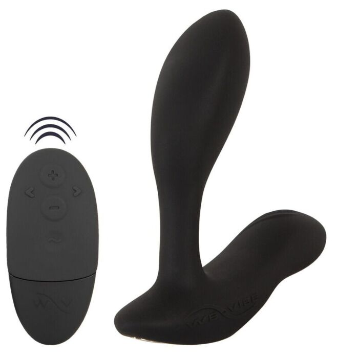 WE-VIBE VECTOR+ Prostatavibrator mit Fernbedienung, Schwarz