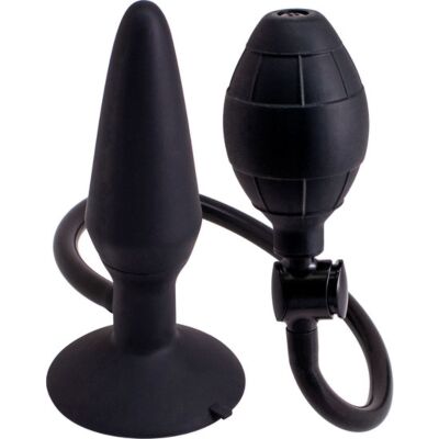 Butt Plug hinchable m - negro