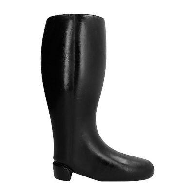 Anal Herausforderung Stiefel 31cm Schwarz Feuer