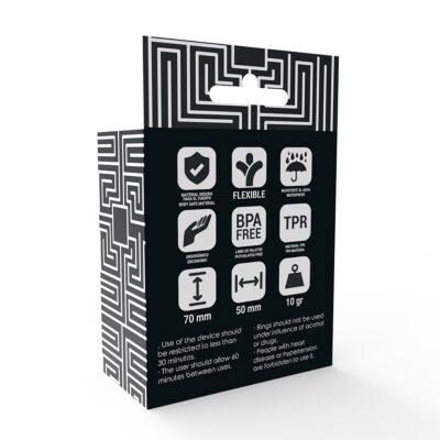 Süchtiges Spielzeug Potenzring Penis schwarz