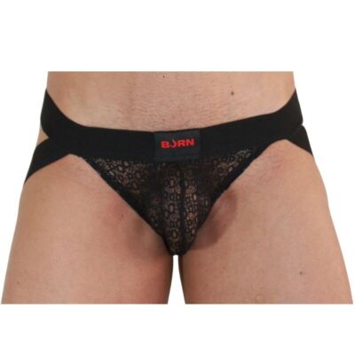 Jockstrap BURN 005 Schwarz - Sinnliche Eleganz