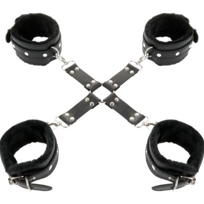 Dunkelheit Schwarzes Leder Handschellen