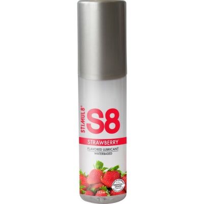 Schmiermittel mit S8-Geschmack 125 ml - Erdbeere