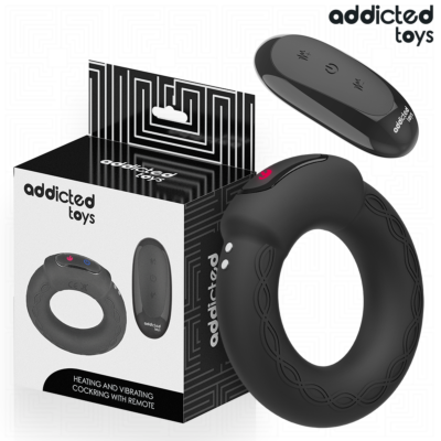 Vibrator Ring Addicted Toys mit Wärme & Fernbedienung