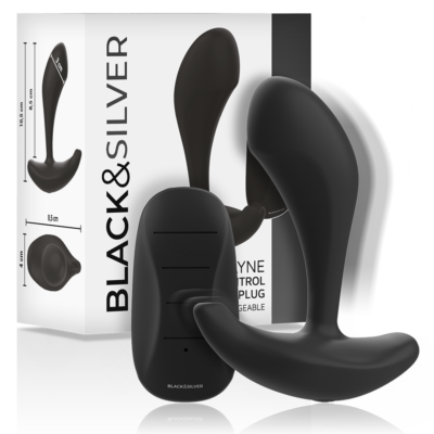 Vibrator BLACK&SILVER Dwayne Plug Kontrolle