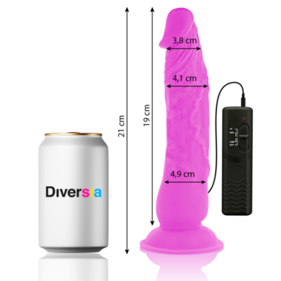FlexiVibe - Flexibler Vibrator-Dildo 21cm - Lila