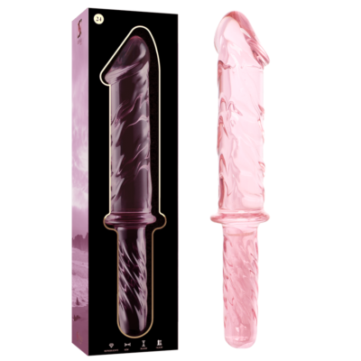 Dildo Glas Rosa Nebula
