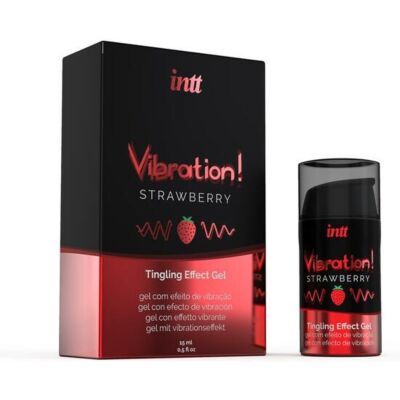 Intt flüssiger Erdbeervibrator 15ml