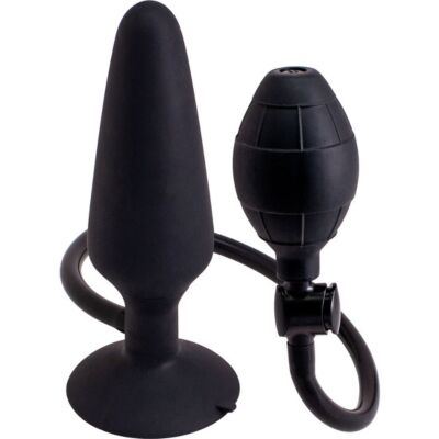 Butt Plug hinchable l - Negro