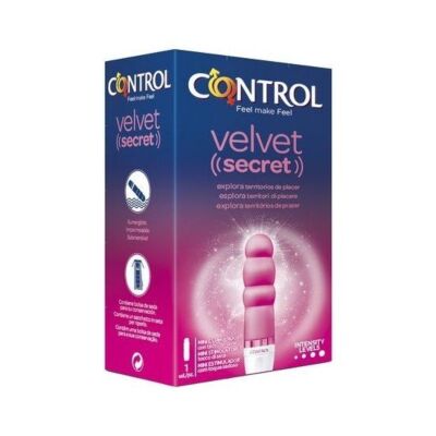 Mini-Vibrator CONTROL Velvet Secret Dreikugel