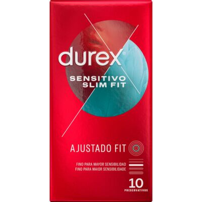 Kondome Durex Sensitivo Slim Fit 10 Stück - Sensibilität und perfekte Passform