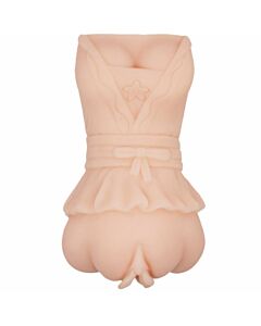 Wasserdichter Masturbator Vibrator Bullenga aus Haut