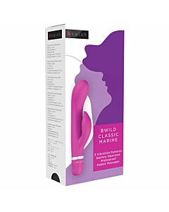 Meerjungfrau-Häschen Vibrator Cerise.