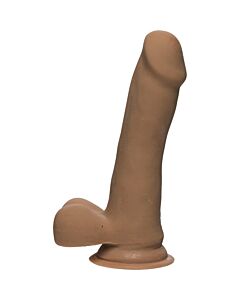 Ultraskyn schlanker Dildo 16,50 cm - Karamell