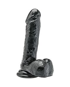 Schwarzer realistischer Penis 18cm