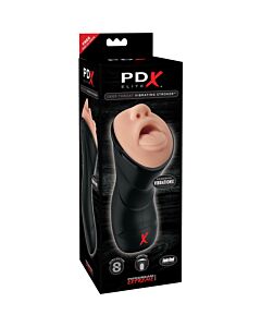Pdx Elite Deep Throat vibrierender Stroker