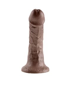 König Hahn 6 'braun Penis 15,2 cm
