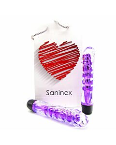 Saninex Vibrator fantastische Realität lila und klar