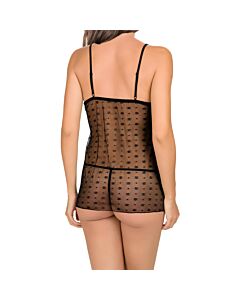 Schwarzes Wilma Babydoll