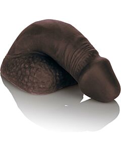 5 Zoll Silikon Pack Penis - schwarz