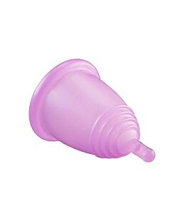 große weiche rosa Menstruationstasse extra