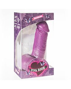 Rosa Raum nao realistischer Dildo lila 16 cm