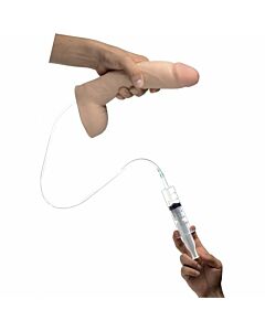 Realistischer Penis mit doppelter Dichte - 21 cm - Fleisch