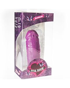 Rosa Raum dael realistische Dildo lila 18,5 cm