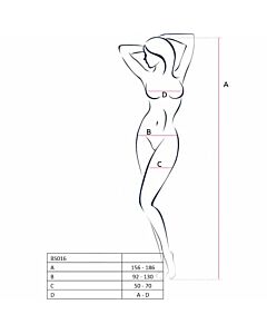 Bodystocking Weiß Passion Frau